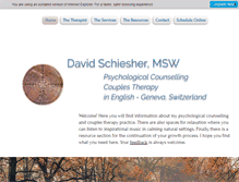 Tablet Screenshot of david-schiesher.com